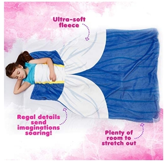 Silver Lilly Princess Dress Blanket/Sleeping Bag - Picture 5 of 11